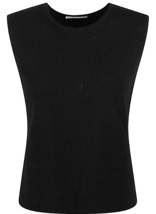 Max Mara Womens Wool Cashmere Blend Sweater - Black - Size Medium