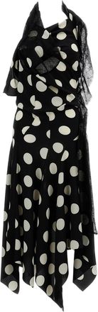 Junya Watanabe Polka Dot Midi Dress