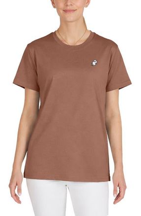 Dalix Womens Ghost Mode Jersey Relaxed Tee in Chestnut at Nordstrom, Size Xx-Large