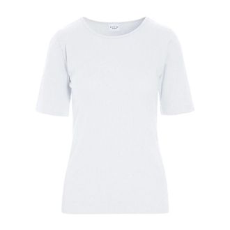 Bitte Kai Rand White Rib Knit Blouse - female - Bitte Kai Rand - T-Shirts - White - M - Tops