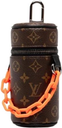 Louis Vuitton Pre-owned Monogram Canvas Pouch - Dames - Vintage Mini Tas - Bruin - ONE Size - Vintage