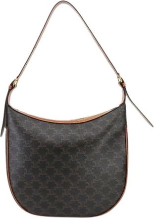 Celine Pre-owned Shoulder Bags, female, Brown, Size: ONE SIZE Pre-owned Vintage Shoulder Bag