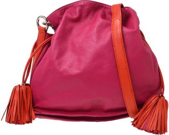 Loewe Flamenco Leather Pink Leather Handbag (Pre-Owned)