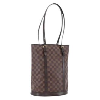 Louis Vuitton Pre-owned Bucket Bags, female, Brown, Size: ONE SIZE Pre-owned Bucket Bag