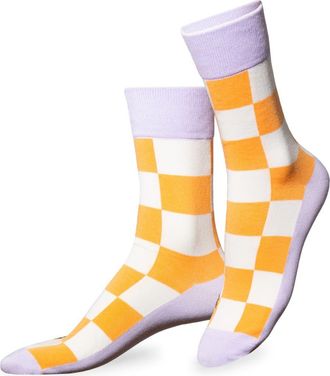 doiy Fanzy 3D Crew Socks in Multicolor Orange at Nordstrom