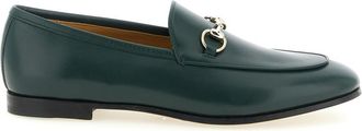 Gucci Green Slip On Loafers