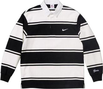SUPREME x Nike Stripe Rugby Black SS25KN1-BLACK
