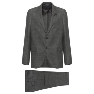 Lardini Pak - Heren - Pakken - Grijs - Maat: XL Wol