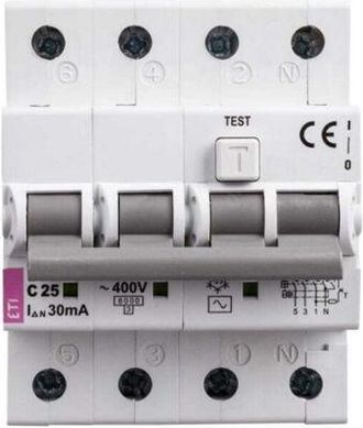 OEM Disyuntor Diferencial 4p 25a C 003a Tipo Ac Kzs4m 002174026