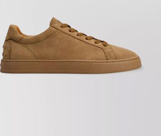 Tod's low-top round toe rubber sole sneakers