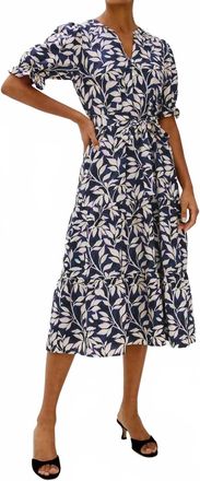 Rails Eliana Dress In Navy Vines
