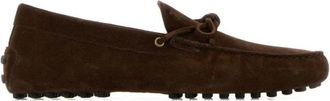 Tod's Suede Loafers - Heren - Loafers - Bruin - 40 EU - Leer - Schoenen