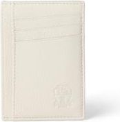 Brunello Cucinelli Calfskin card case in Chalk at Nordstrom
