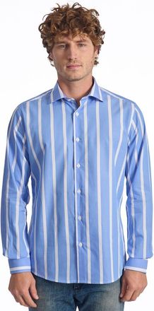 Baldinini Light Blue Cotton Men Mens Shirt