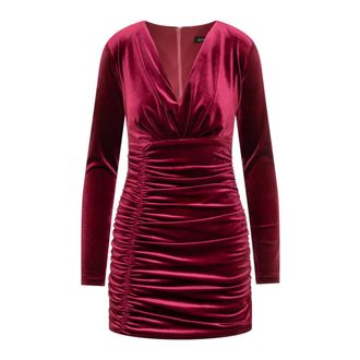 Actualee Mujer, Vestidos, Rojo, Talla: S