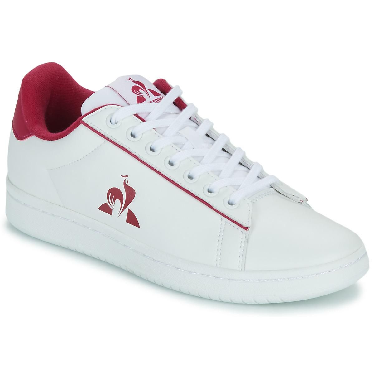 Basket toile blanche femme le coq sportif best sale