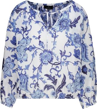 Monari Blouses - Dames - Blouses & Shirts - Veelkleurig - Maat: L Katoen