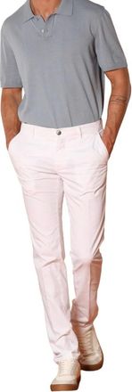 Mason's Broeken, Heren, Wit, 3Xl, Katoen, Slim Fit Witte Chino Broek