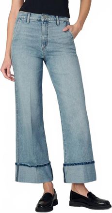 Joe's Trixie High Rise Wide Leg Cuffed Trouser In So Sweet