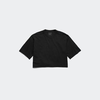 Canada Goose Addison Cropped T-Shirt (Women, Black, L)