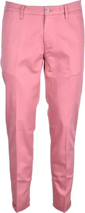Re-hash Tailored Pink Lyocell Cotton Stretch Trousers