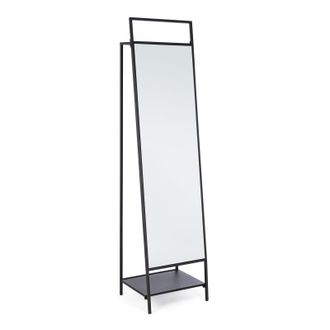 BIZZOTTO Bizzotto - Specchio Da Terra ekbal Con Cornice In Metallo E Porta Abiti H 181 Cm -oro