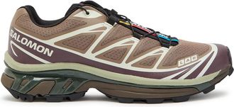 Salomon Salomon XT-6 Panelled Mesh Sneakers - Cream - 8 (IT41 / UK8)