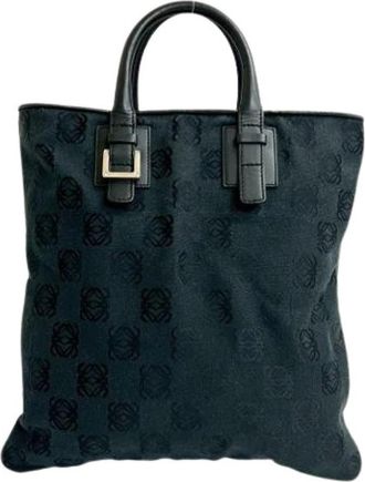 Loewe Pre-owned Tote Bag - Dames - Vintage Shopper - Zwart - ONE Size - Vintage