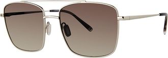 Paradigm Kolohe Silver Mens Sunglasses Silver Size 56
