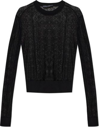 Dolce & Gabbana Dames, Tops, Zwart, Maat: S