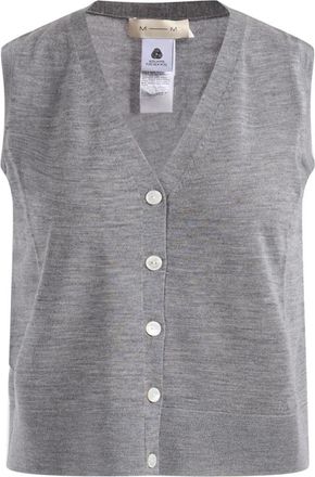 Max Mara Mmlalbata Vest - Dames - Bodywarmers - Grijs - XS - Wol - Jassen