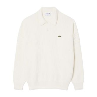Lacoste Tops, Heren, Wit, M, Polo Shirts