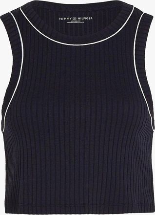 Tommy Hilfiger Womens Tommy Hilfiger TANK TOP Womens Desert Sky - Blue - Size: 12