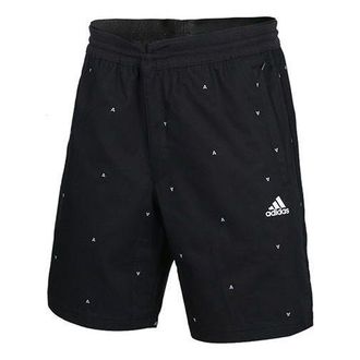 adidas Shorts Dots Casual Sports Woven Breathable Black EK4724