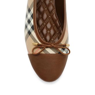 Burberry Highgat Ballerina Flat - Beige