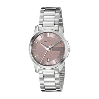 Gucci Accessoires, Dames, Grijs, ONE Size, Ya 126524 Horloge