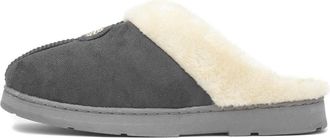 Jo & Joe Snuggle Womens Charcoal Grey Mule Slipper - Size 3 UK - Grey