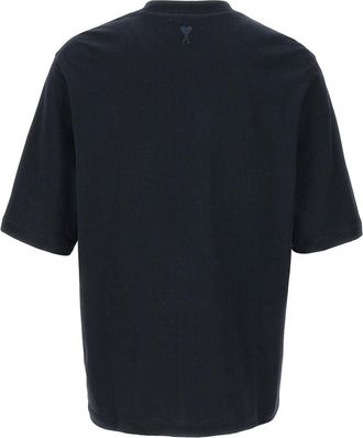 Ami Logo Cotton T-Shirt