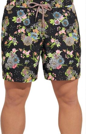 Maaji Sailor Trunks In Black Bouquete