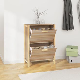 vidaXL Mueble Zapatero Madera Contrachapada 57,5x33x80 Cm Vidaxl