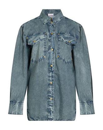 Ganni TOPWEAR - Denim shirts on YOOX.COM