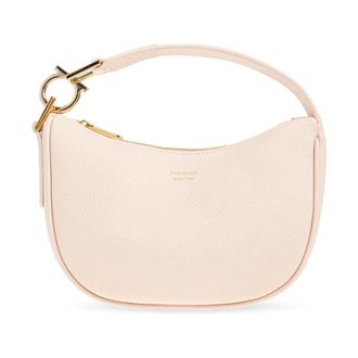 Ferragamo Handbags, female, Pink, Size: ONE SIZE Leather handbag