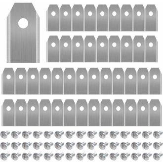 OEM Cuchilla De Repuesto De Titanio Para Cortac&eacute;spedes Husqvarna/automower/yardforce/gardena, Paquete De 45 Cuchillas, Accesorios Para Cortac&eacute;sped Con Tor