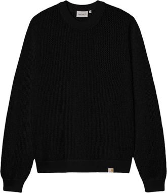 Carhartt Work in Progress Stockton Sweater - Heren - Sweatshirts - Zwart - XS - Hoodies & sweatvesten