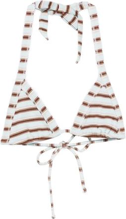 Frankies Bikinis Ribbed Triangle Bikini Top - Dames - Bikinis - Veelkleurig - S - Badmode