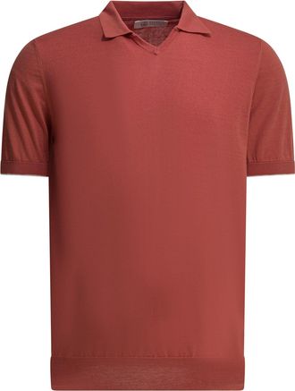 Brunello Cucinelli Brunello Cucinelli Cotton Buttonless Polo Shirt