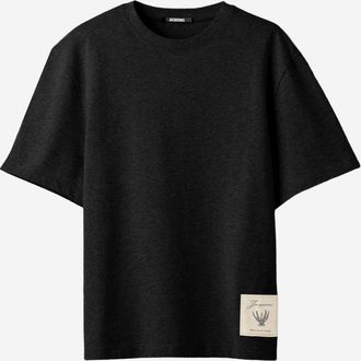 Jacquemus Navy Blue Cotton T-shirt