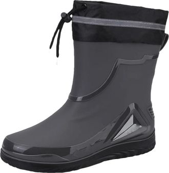 Generic Mens Rubber Shoes, Non-Slip Wear-Resistant Waterproof