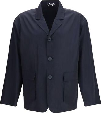 Thom Browne Blue Polyester Mens Coat