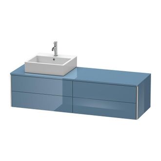 Duravit Meuble Sous-vasque Xsquare 400x1600x548m Avec &Eacute;clairage Li Bleu Pierre Brillant